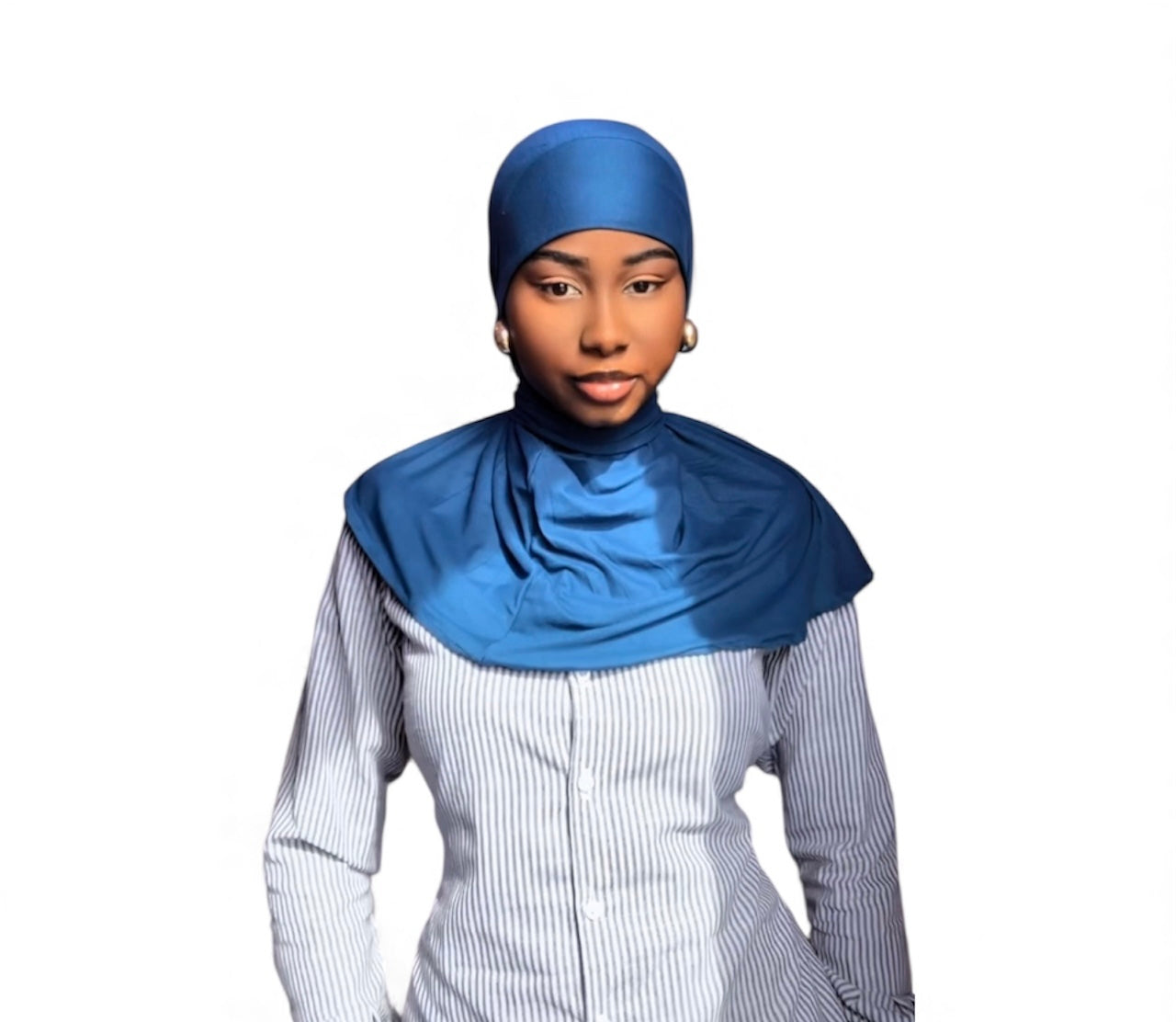 Hijab Cagoule avec bouton
