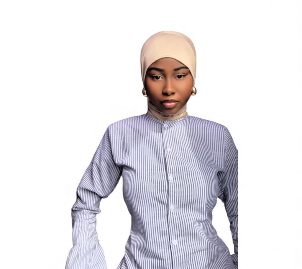 Hijab Cagoule avec bouton