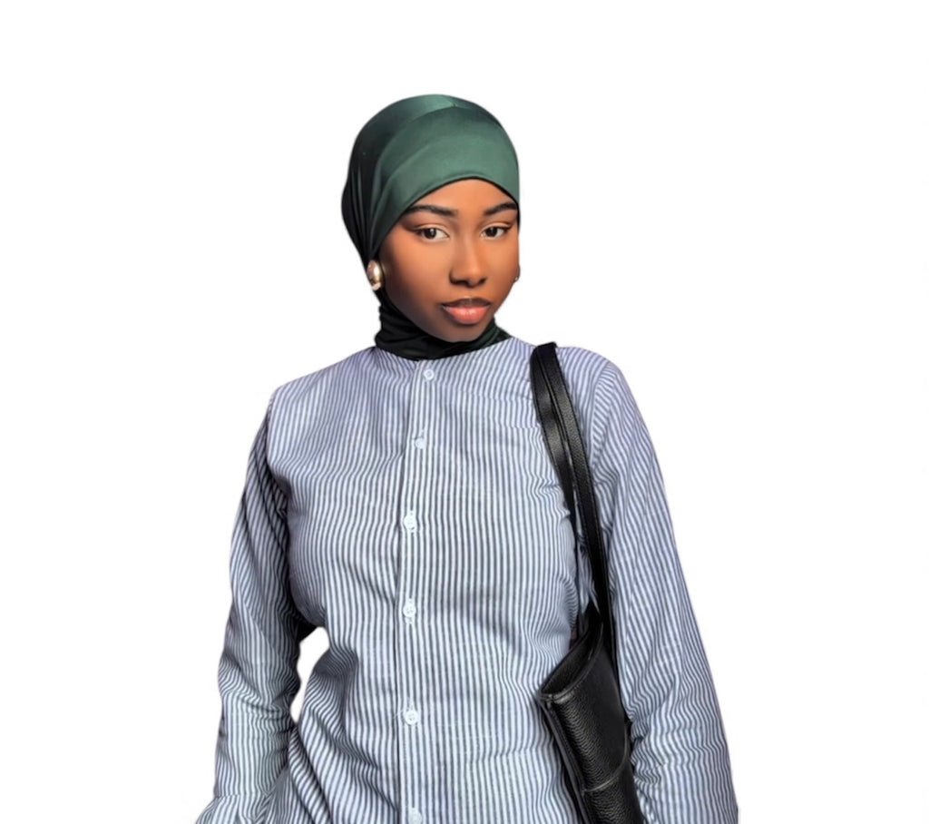 Hijab Cagoule avec bouton