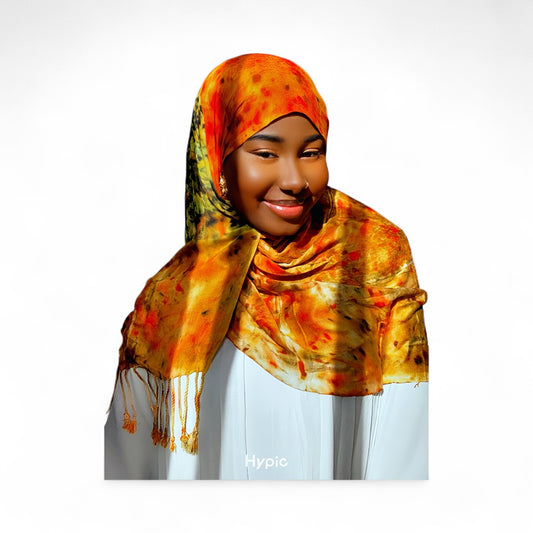 Pashmina Teinté