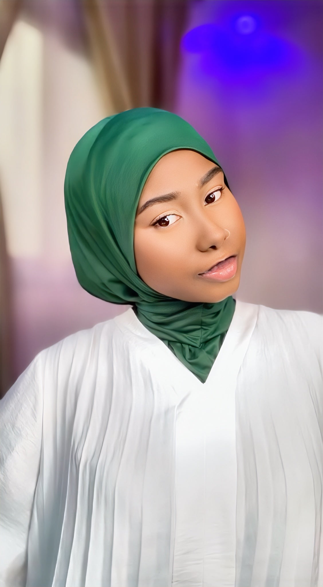 Hijab Cagoule avec bouton